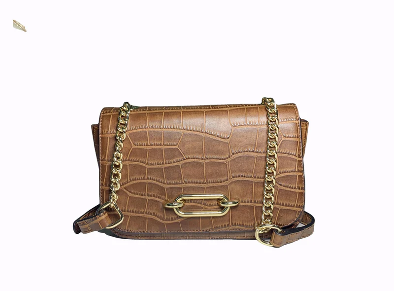 Charme Brown Leather Ladies Handbag