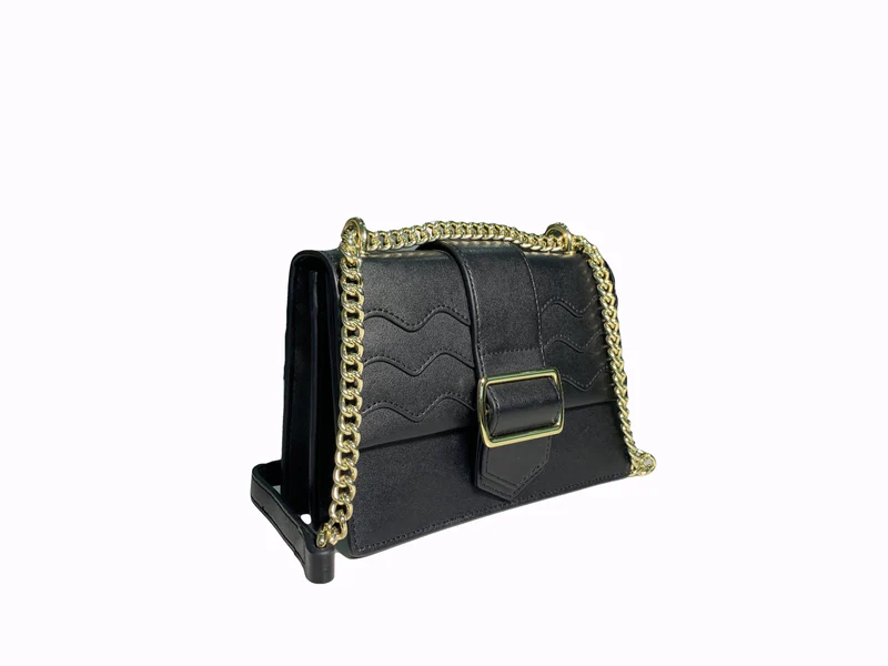 Luciole Black Ladies Leather Bag - Image 2